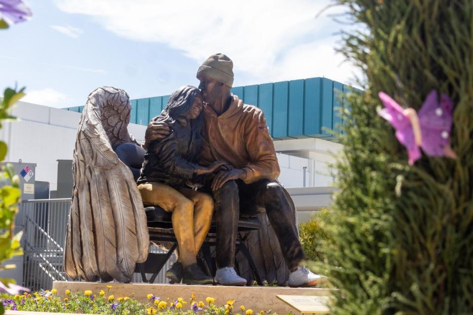 Kobe Bryant and Gianna Spotted near Crypto.com Arena Entrance, Honoring Lakers Legend