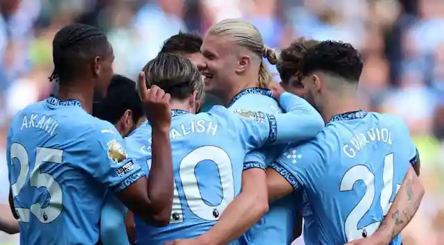 PL 2024/25: Manchester City Secures Top Spot with Haaland's Hat-Trick against Ipswich Town; Arsenal Triumph at Villa Park