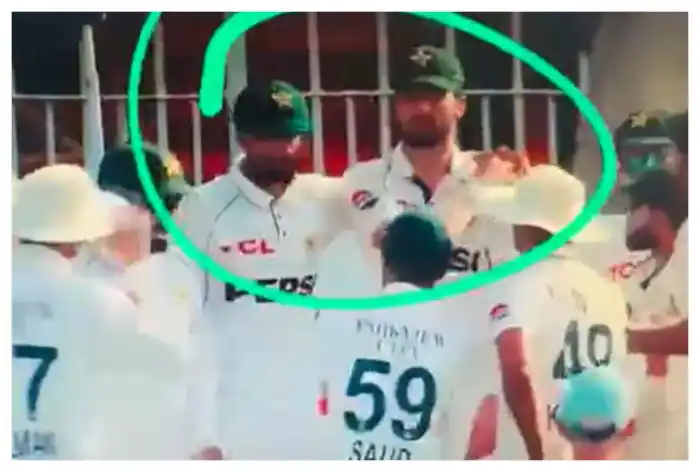 Watch: Shaheen Afridi Sparks Team Tension Rumors by Removing Captain Shan Masood's Hand in Viral Video