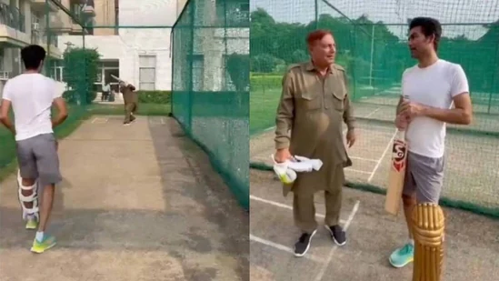 Tarif, 79, Father of Mohammad Kaif, Impresses with Stunning Cover Drives in Nets: 'In Allahabad, They Still Talk About His Sixes'