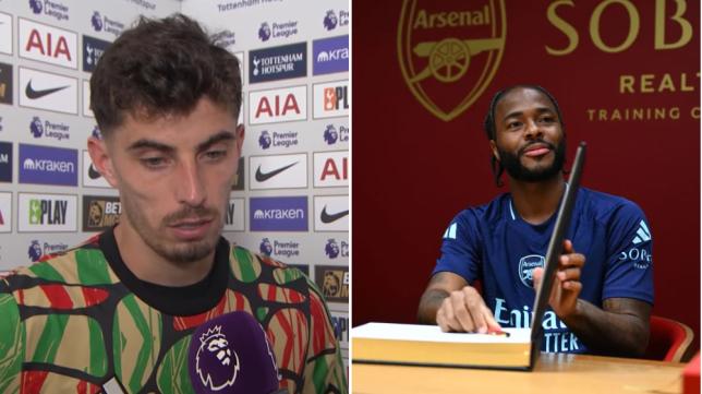 Kai Havertz sheds light on Arsenal squad's reaction to Raheem Sterling joining