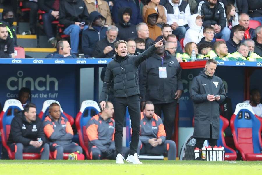 Palace manager Glasner provides update on sidelined Holding