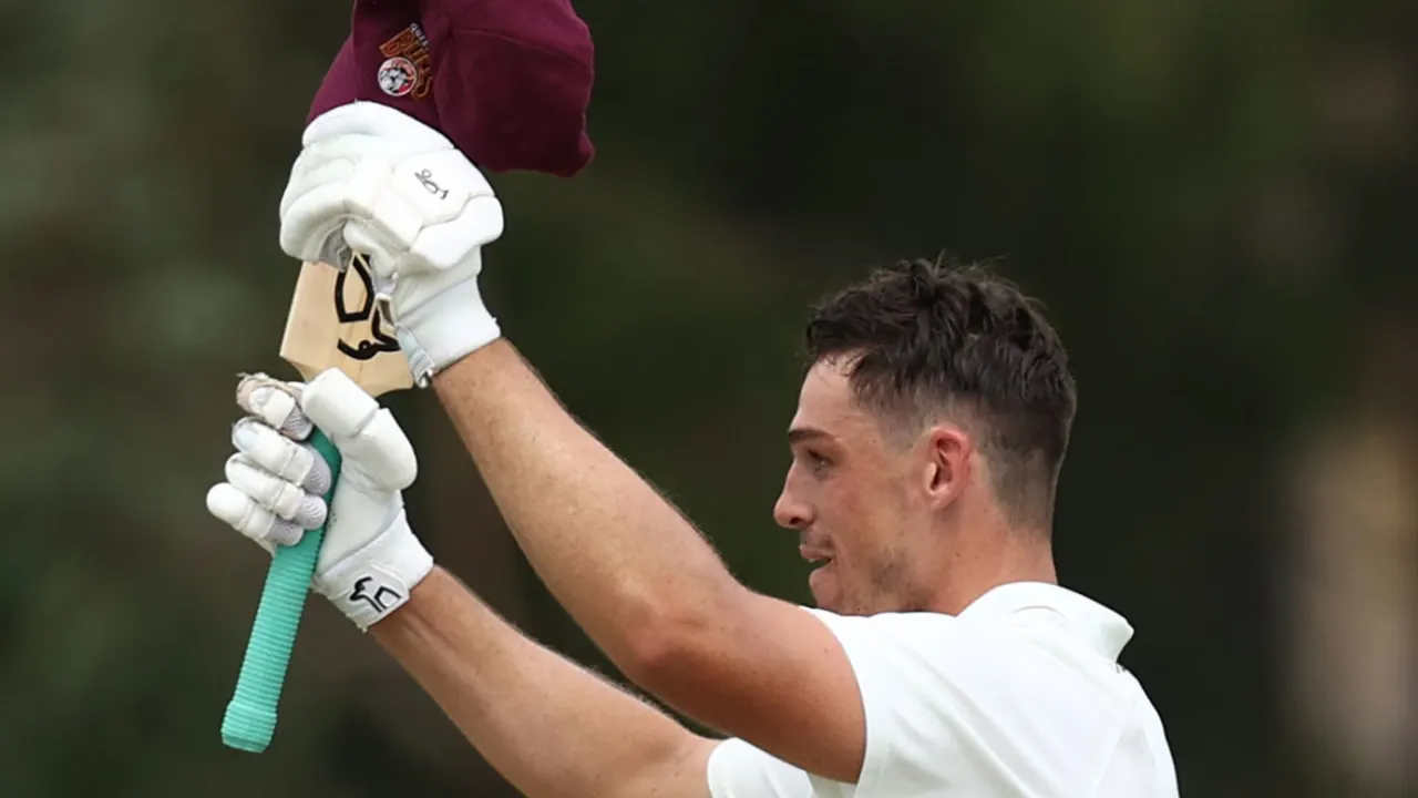 Lovell's debut century puts Queensland in command against NSW