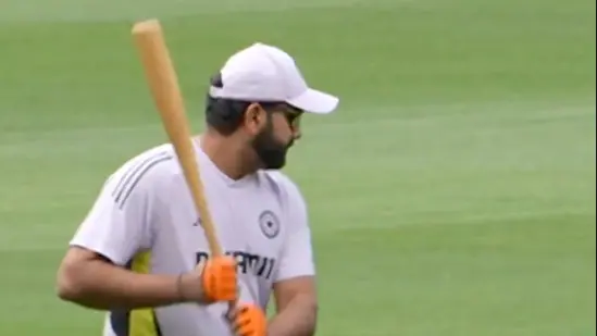 Rohit Sharma's Unconventional Training Drill with Baseball Bat Amid Pressure on India Captain Ahead of MCG Test