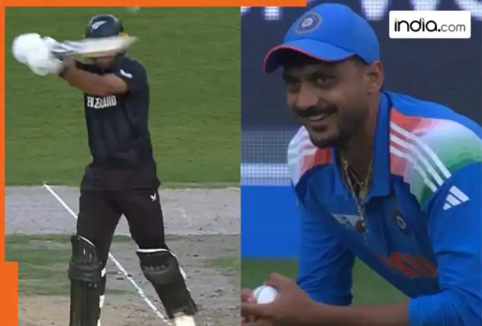 WATCH: Axar Patel's stunning running catch dismisses Rachin Ravindra in IND vs NZ CT 2025 encounter