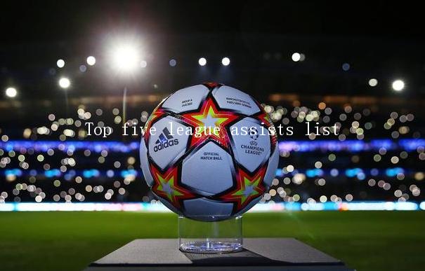 Top five league assists list